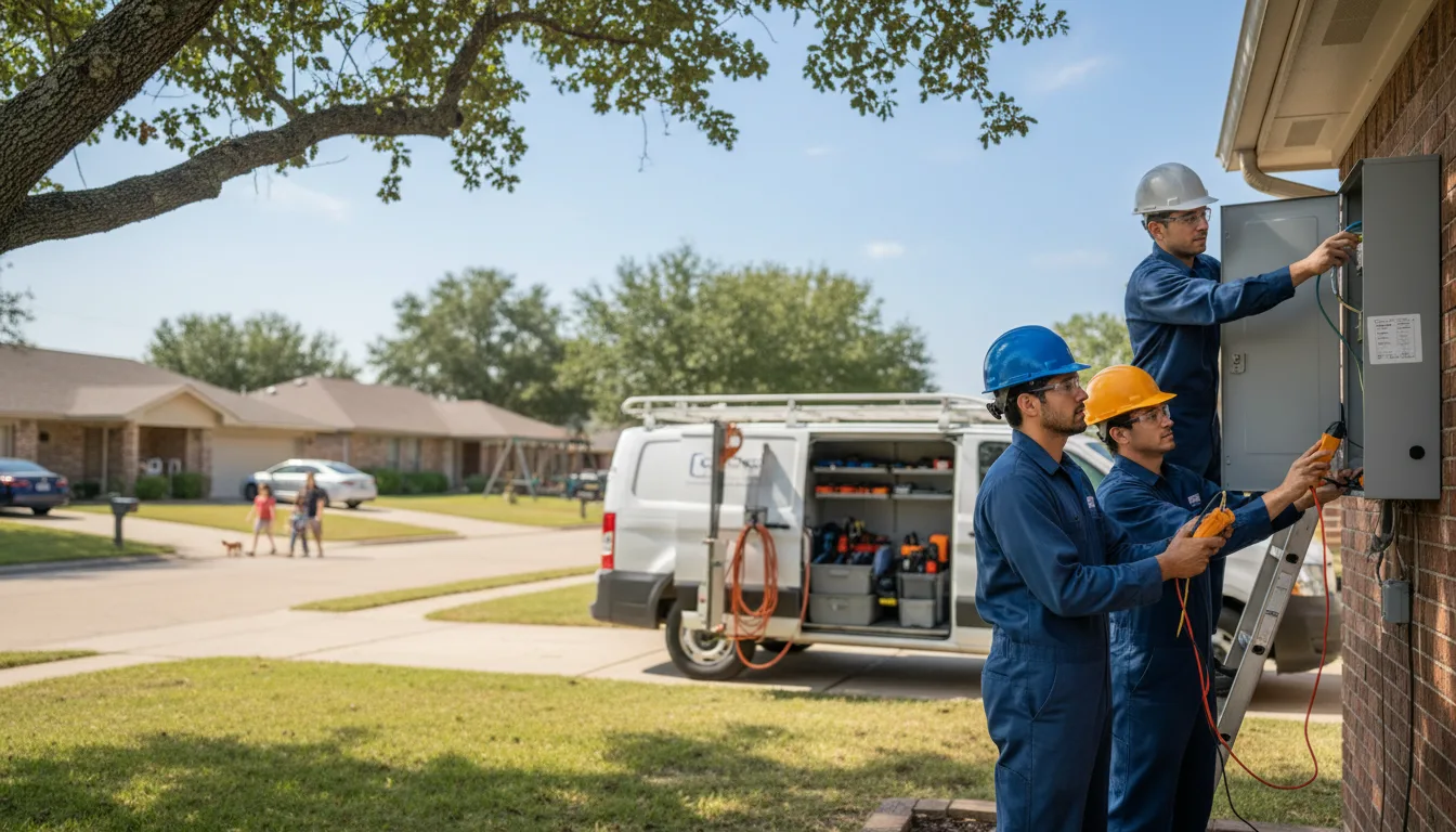 Certified electrician providing emergency electrical services in De Kalb, MS